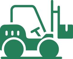 Forklift Creative Icon Design vector