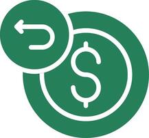 Refund Creative Icon Design vector