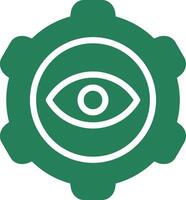 Eye Setting Creative Icon Design vector