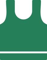 Tank Top Creative Icon Design vector