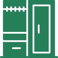 Wardrobe Creative Icon Design vector