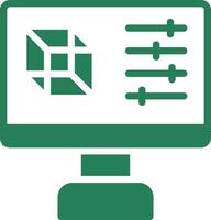Simulation Creative Icon Design vector