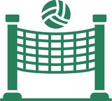 diseño de icono creativo de voleibol vector