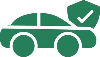 Car Insurance Creative Icon Design vector