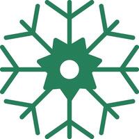 diseño de icono creativo de copo de nieve vector