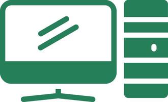Computer Creative Icon Design vector