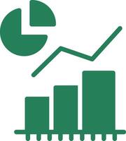 Statistical Analysis Creative Icon Design vector
