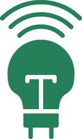 Smart Bulb Creative Icon Design vector