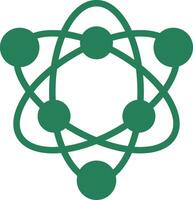 Atom Creative Icon Design vector