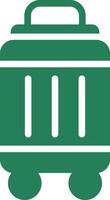 Bag Drop Kiosk Creative Icon Design vector