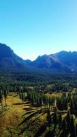 Cascade Mountain and surrounding Canadian Rocky Mountains in summer time video