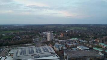 central hattfält stad och stadens centrum av hertfordshire, England, förenad rike. Mars 9:e, 2024 video