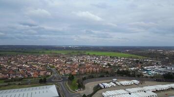 Central Hatfield City and Downtown of Hertfordshire, England, United Kingdom. March 9th, 2024 video