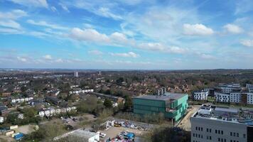 Central Hatfield City and Downtown of Hertfordshire, England, United Kingdom. March 9th, 2024 video