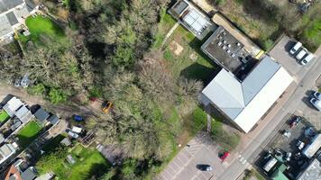 central hattfält stad och stadens centrum av hertfordshire, England, förenad rike. Mars 9:e, 2024 video