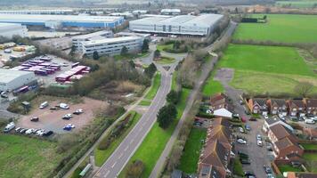 central champ de chapeau ville et centre ville de Hertfordshire, Angleterre, uni Royaume. Mars 9ème, 2024 video