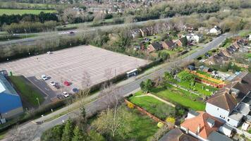 Central Hatfield City and Downtown of Hertfordshire, England, United Kingdom. March 9th, 2024 video