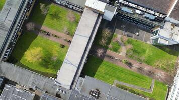 central hattfält stad och stadens centrum av hertfordshire, England, förenad rike. Mars 9:e, 2024 video