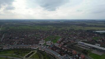 Central Hatfield City and Downtown of Hertfordshire, England, United Kingdom. March 9th, 2024 video