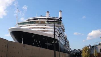 Turkey istanbul 19 june 2023. cruise ship in Galataport, Istanbul video