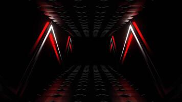White and Red Futuristic Abstract Moving Background VJ Loop video