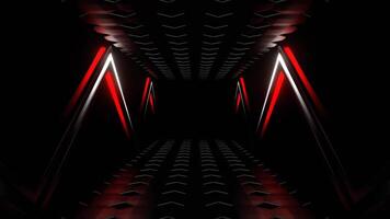 White and Red Futuristic Abstract Moving Background VJ Loop video