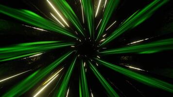 Green with Light Yellow Inside The Spiral Background VJ Loop video