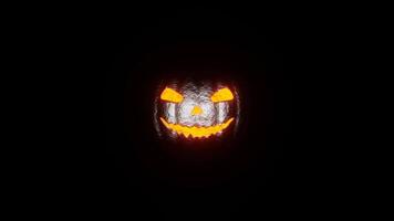 Silver Helloween Pumpkin Background VJ Loop video