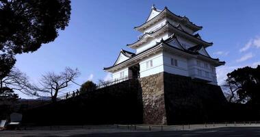 odawara slott i kanagawa solig dag video