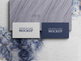 elegant bedrijf kaart mock-up psd