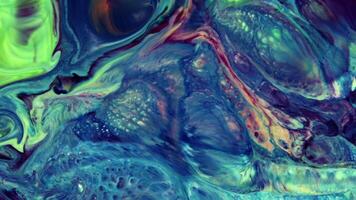 Abstract Colorful Color Ink Liquid Explode Diffusion Pshychedelic Paint Blast Movement. video