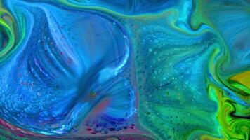 Abstract Colorful Color Ink Liquid Explode Diffusion Pshychedelic Paint Blast Movement. video