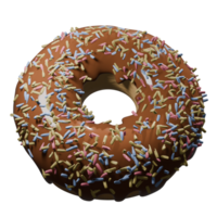 3d zoet donut illustratie png