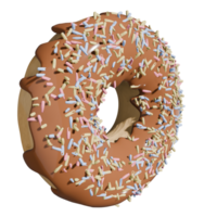 3d Süss Krapfen Illustration png