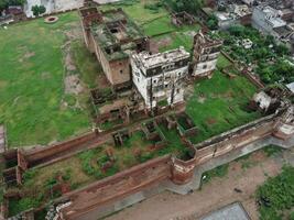 Aerial view of historical Fort at Sheikhupura photo