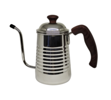 Metal teapot on transparent background png