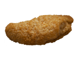 Breaded chicken on transparent background png