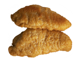 Crispy chicken on transparent background png