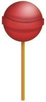 rosso frutta gusto caramella cartone animato illustrazione png