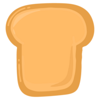 gesneden brood ontbijt menu png