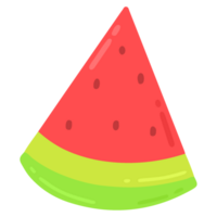 geschnittene wassermelonenillustration png