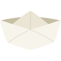 White paper boat png