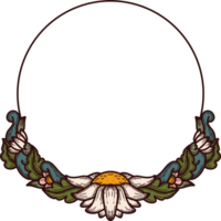 Vintage ▾ fiori telaio e elementi png