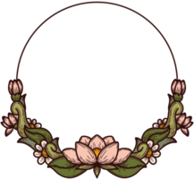 Vintage ▾ fiori telaio e elementi png