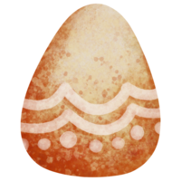 Easter egg watercolor png