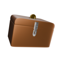 Muslim Islamic charity box 3D PNG