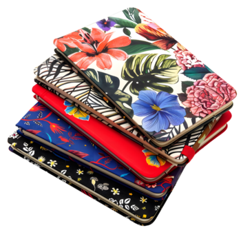 ai generado apilar de variación cuadernos aislado en transparente antecedentes png