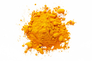 AI generated Top view turmeric powder PNG