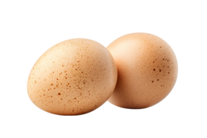 AI generated Two eggs on transparent background png