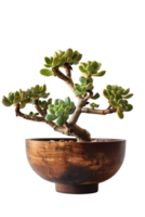 AI generated Succulent plant in clay pot png